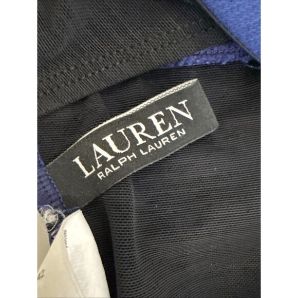Lauren Ralph Lauren Swimsuit Size 12 Blue One Piece Black Label Underwire - Picture 8 of 10